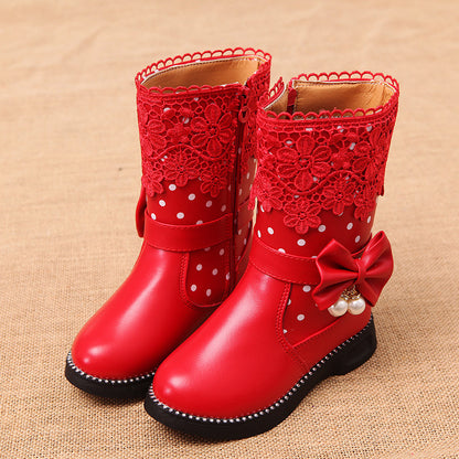 Bowknot Pendant  Boots