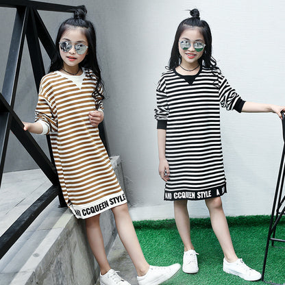 Striped Cotton Top-Dress