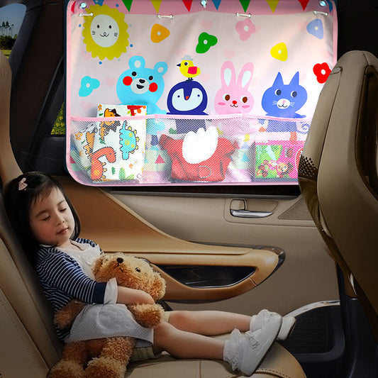 Car cartoon sun shade