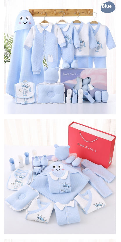 Newborn Cotton Products For Autumn And Winter Gift Set