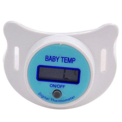 Baby pacifier digital thermometer