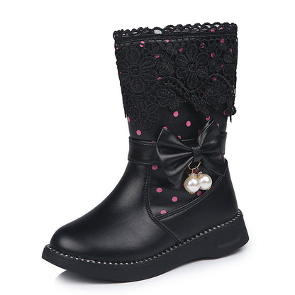 Bowknot Pendant  Boots