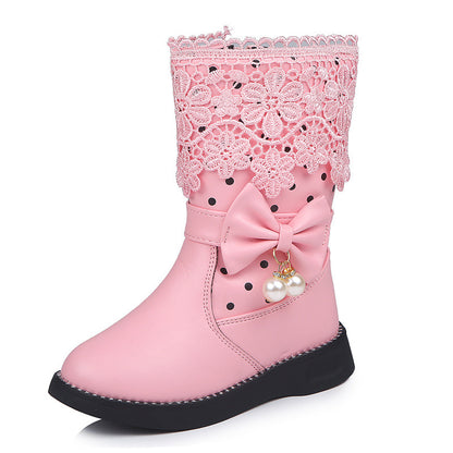 Bowknot Pendant  Boots