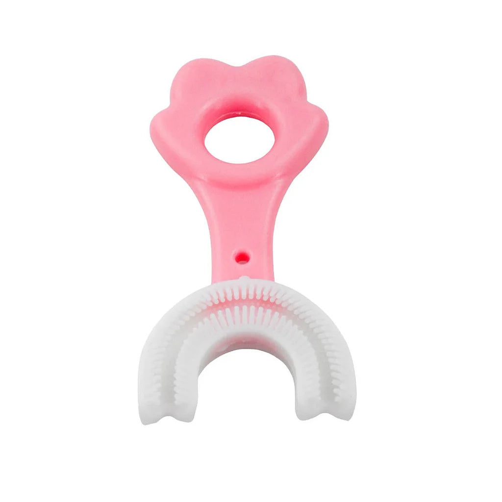 360° U-Shaped Silicone Children's Toothbrush