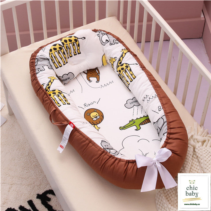 Washable and Detachable Baby Crib