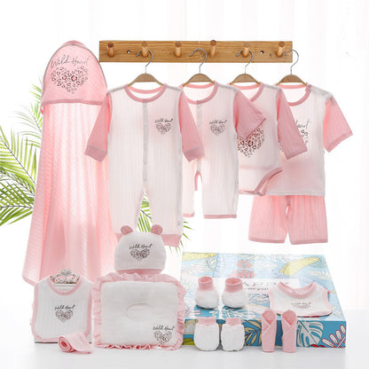 Summer Thin Newborn Clothes Baby Gift Set