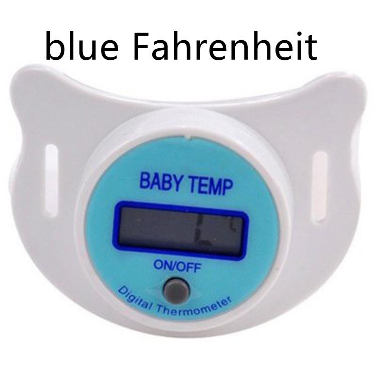 Baby pacifier digital thermometer